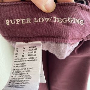 Deleting 8/1/22 Super Low Jeggings Super Stretch